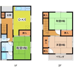 貸家　平出3丁目の物件間取画像